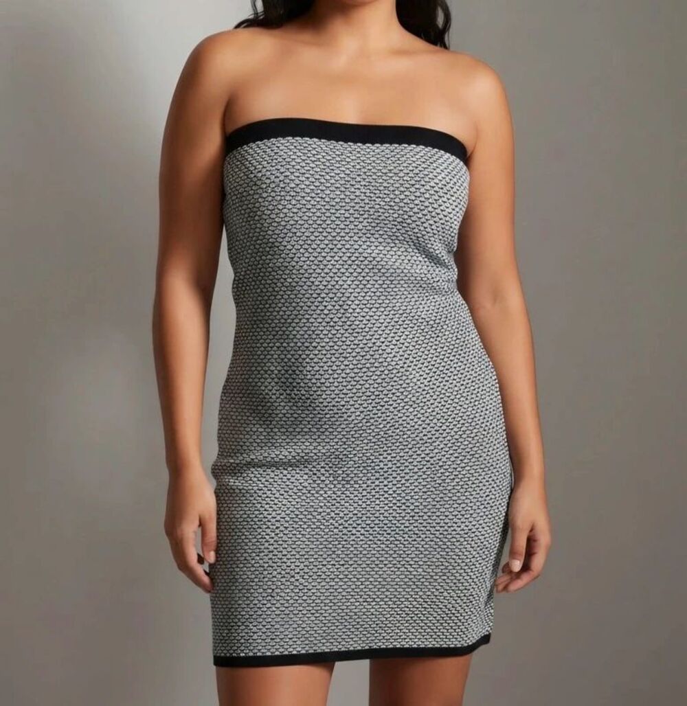 New York & Company Strapless / Tube Top Bodycon Knit Dress